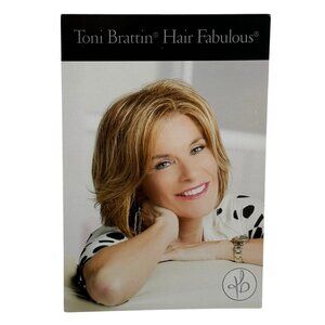 Toni Brattin Hair Fabulous 403 Enchanting Wig Platinum Light Brown QVC